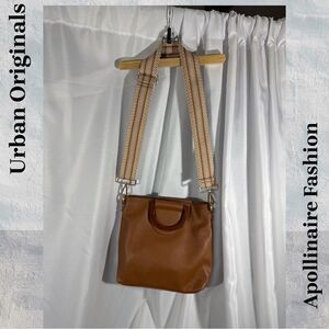 URBAN ORIGINALS OVER SHOULDER HAND BAG TAN NEW